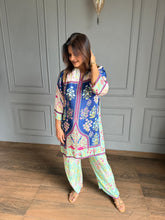 Crepe digital printed co-ord set (Gulaabi)
